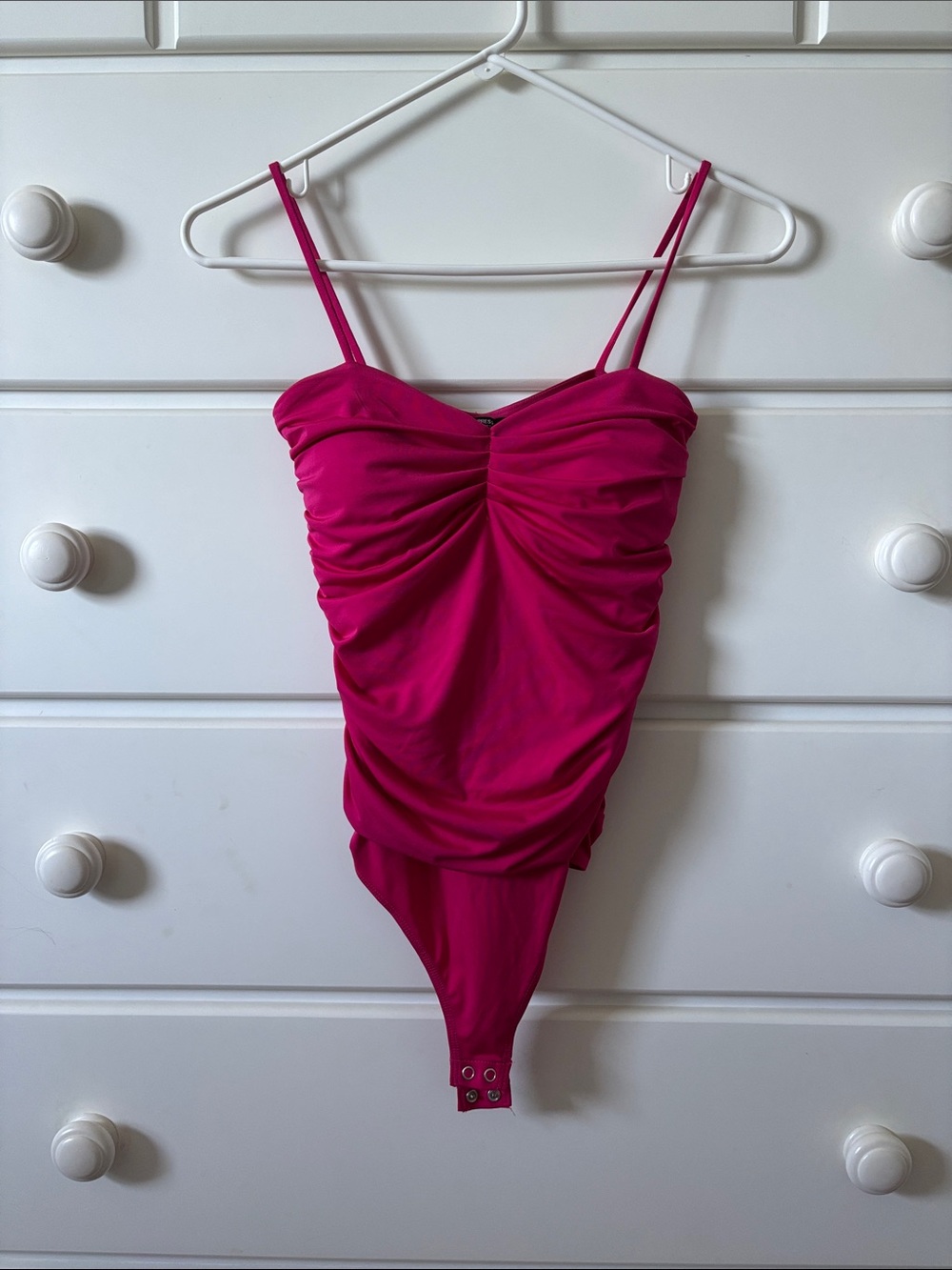 Express Body Contour Size XS Bodysuit with Built In Padding